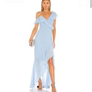 Lovers and Friends baby blue maxi/prom dress